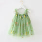 Baby Girl Clothes for Birthday Party 1-5Y Toddler Flower Elegant Luxury Dresses New 3D Butterfly Baby Dress Summer Sweet Outfits