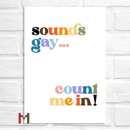 Abstract Pride Art Canvas Print Wall Decor LGBT Home Art