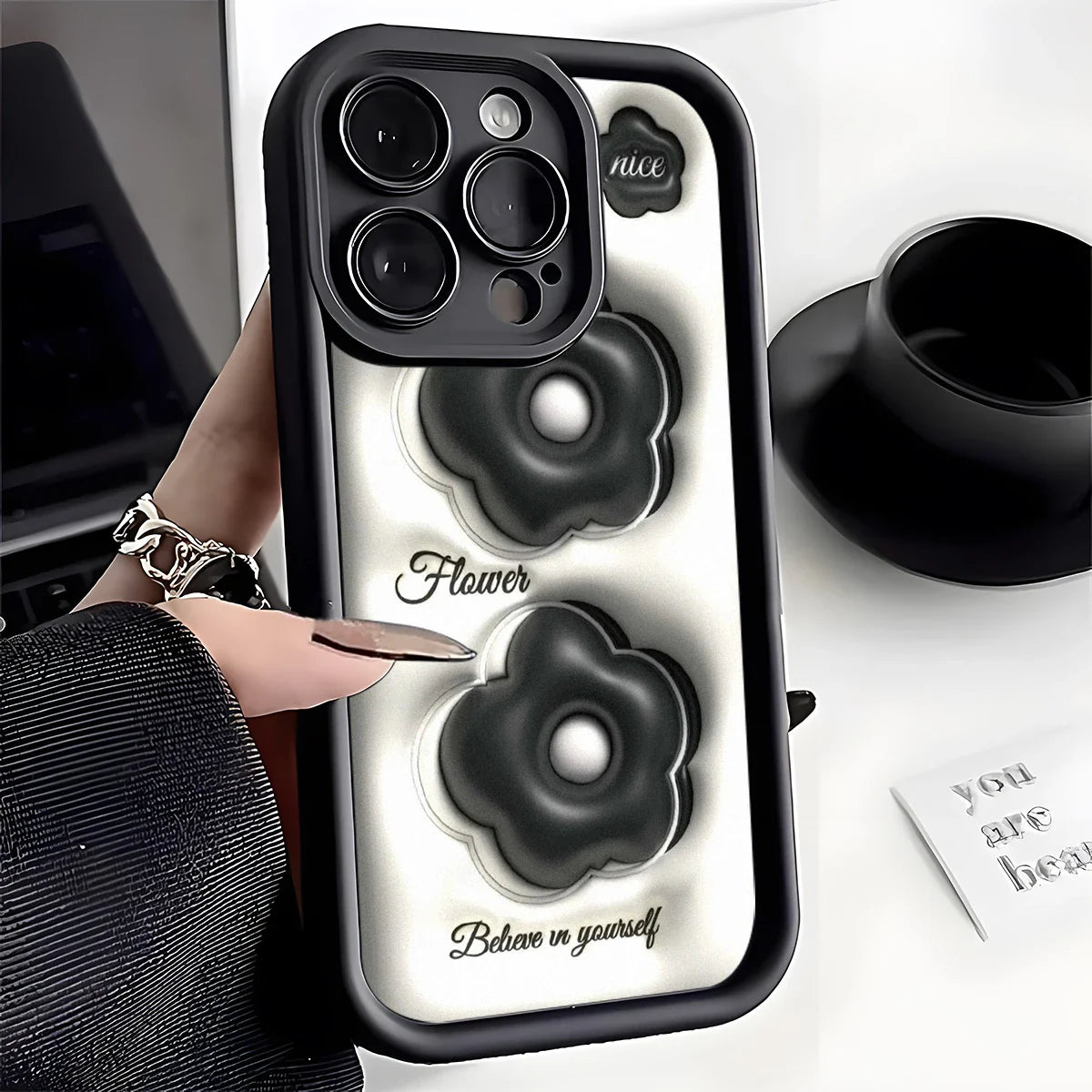 Oil Painting Flower Phone Case