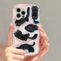 Cute Cat Clear Soft Funda Airbag Cover Phone Case
