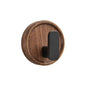 Self-adhesive Solid Wooden Hook Walnut Key Decorative Towel Holder Hook Door Hanger Wall Coat Rack Kitchen Bathroom Organizer