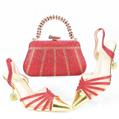 Italian Shoe and Matching Bag Set HAS1-22