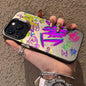 Matte Hard Graffiti Arcanes Jinxs Shockproof Plating Phone Case