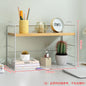 Adjustable Cosmetic Storage Shelf Desktop Organizer Kitchen Storage Rack Office Multi-Layer Dormitory Table Shelf Small Bookshel