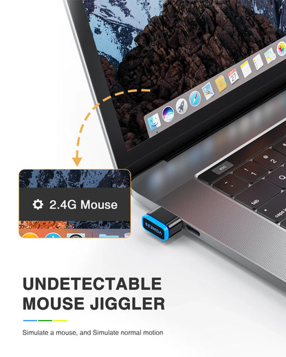 Undetectable Mouse Mover Keeps Computer Awake Simulate Mouse USB Mouse Jiggler Seenda Computer Accessories