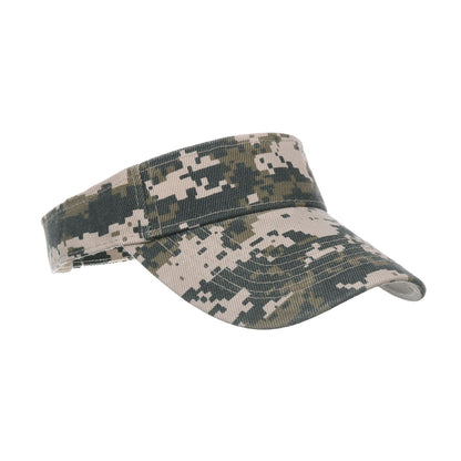 Camouflage Breathable Sun Hats Women Adjustable Visor UV Protection Tennis Running Sunscreen Hat