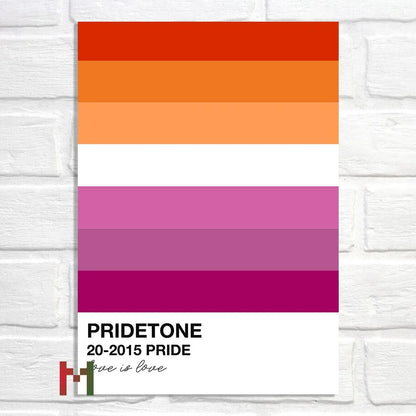 Abstract Pride Art Canvas Print Wall Decor LGBT Home Art