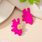 Simple Colorful  Flower Stud Earrings