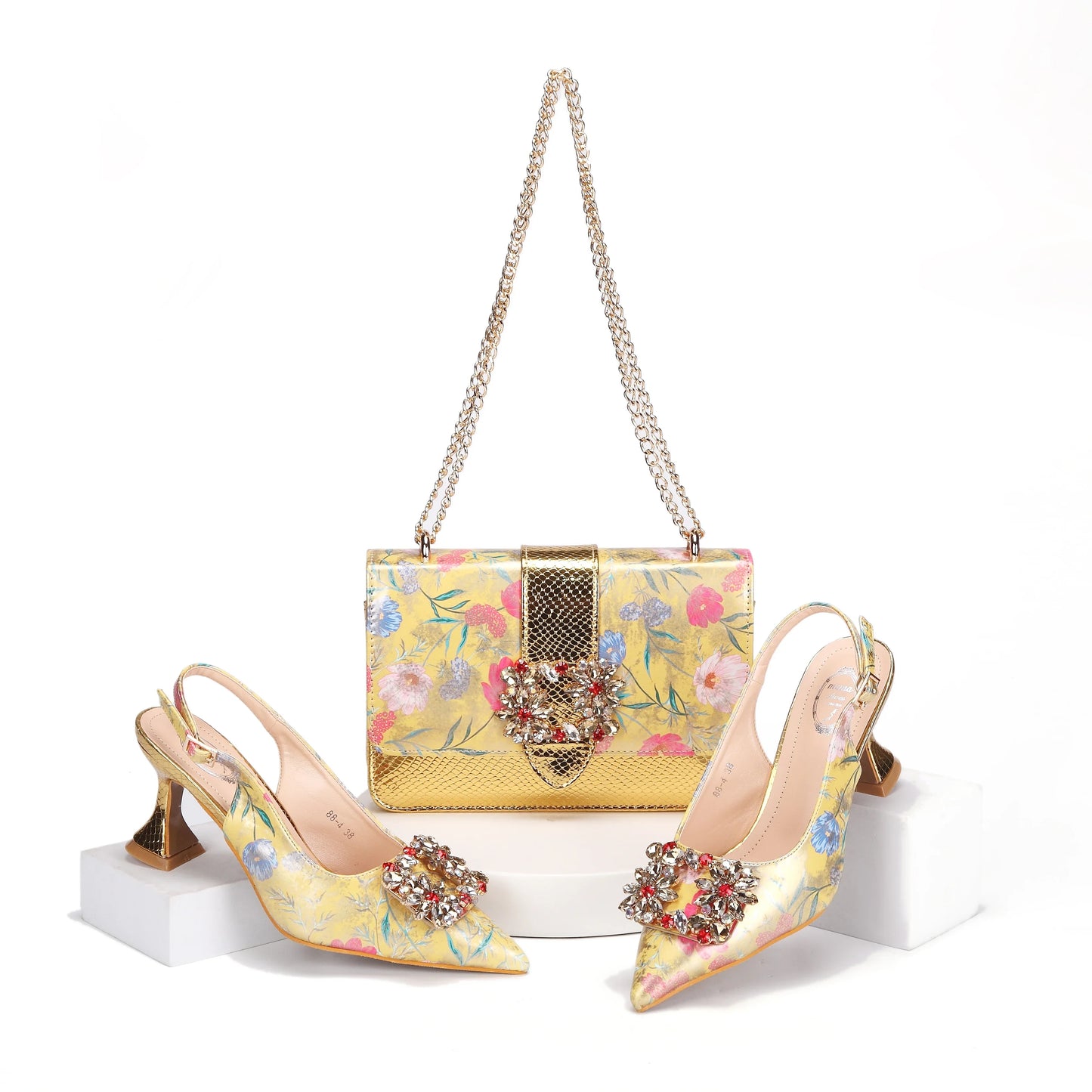 New Design Shoes Matching Bag Set