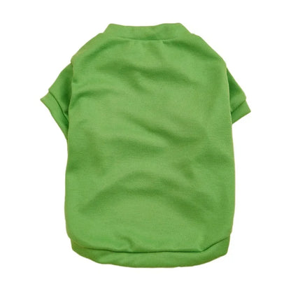 Breathable Dog T-shirt Solid Comfortable Thin Vest for Yorkshire Terrier Cute Summer Pet Clothes Dog Vest Pet Supplies