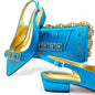 Lastest Italian Style Ladies Shoes with Matching Bag Set HMP1-9