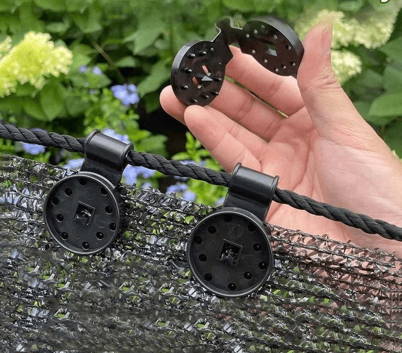 Durable Shade Cloth Clips For Gardens, Greenhouses & More