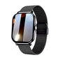 Smart Watch Android Phone 1.44'' Inch Color Screen Bluetooth Call Blood Oxygen/Pressure Monitoring Smart Watch Women Men