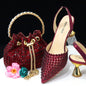 New Diamond Design Shoe and Bag Set