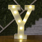 Decorative Letters Alphabet Letter LED Lights Luminous Number Lamp Night Light Wedding Proposal Party Baby Bedroom Decoration
