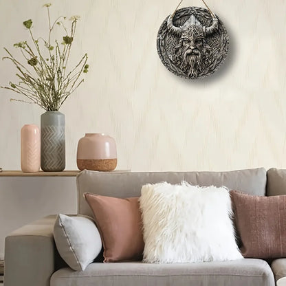 Rustic Viking Hero Imitation wooden Plaque-Home&Farmhouse,Garden-Room Decor,Aesthetic Room,House Decor,birthday,holiday gifts