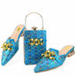 Lastest Italian Ladies Shoes with Matching Bag Set HAE1-5