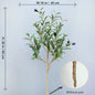 65-200CM Artificial Olive Plant tree High Branches Faux plant Plastic Leaf  Ornamental indoor Artificial Plant for Home Decor