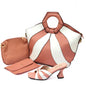 Italian latest design handbag and shoe set
