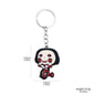 New Cartoon Anime Horror Killer Enamel Keychain Pendant Jack the Ripper Black Friday Keyring Cosplay Props Men Women Bag Jewelry