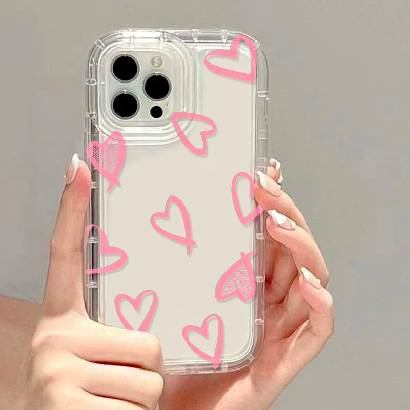 Colorful Bow Clear Phone Case