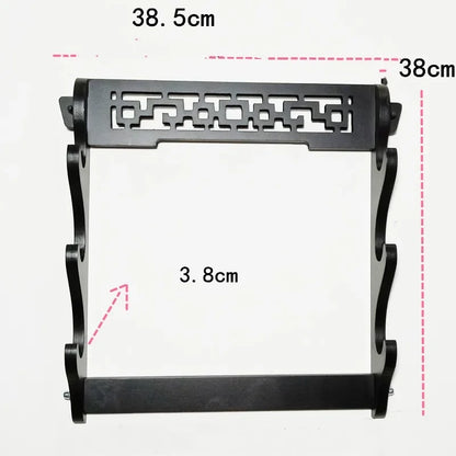 Wall Katana Support Sword Holder Wooden Wall Mount Multi-layer Stand Umbrella Rapier Shelf Display Support Weapon Bracket Holder