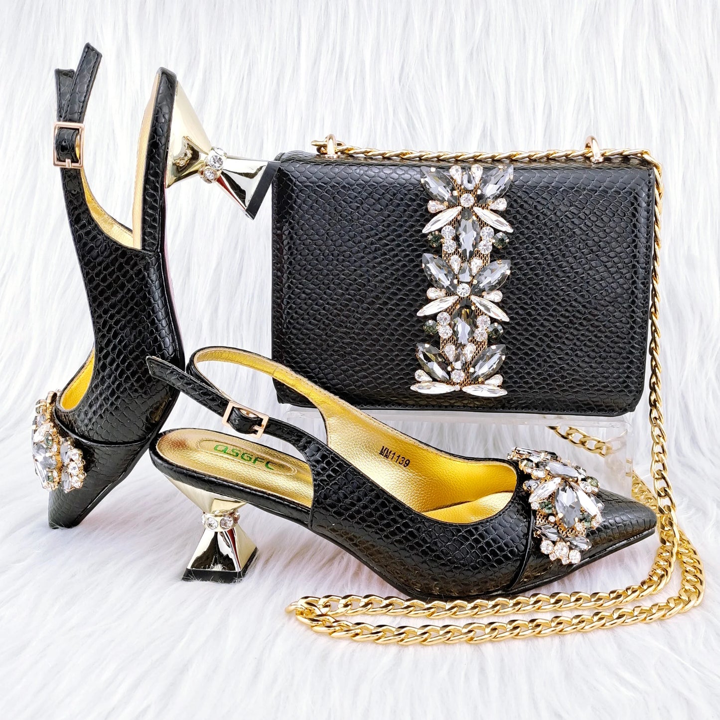 Latest Shoes And Bag Matching Set HGY1-1