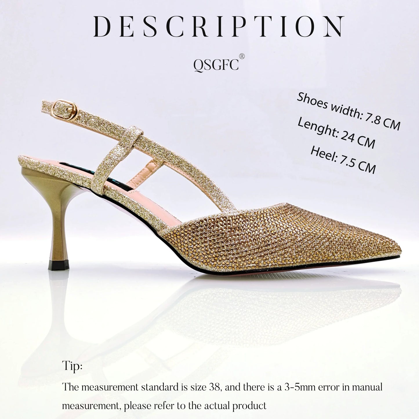 Fashion Shoulder Bag and Strap High Heels Set