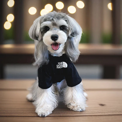 Fashion The Dog Face Dog T-shirt Spring Summer Breathable Yorkshir Schnauzer Teddy Dog Puppy T-Shirt for Small Media Dog Clothes