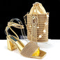 Lastest Italian Design Ladies Shoes with Matching Bag Set  HJJ1-23