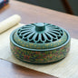 Enamel Ceramic Incense Coil Burner Ornament