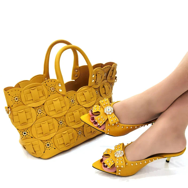 New Arrival Shoes and Bag Set HZX1-14
