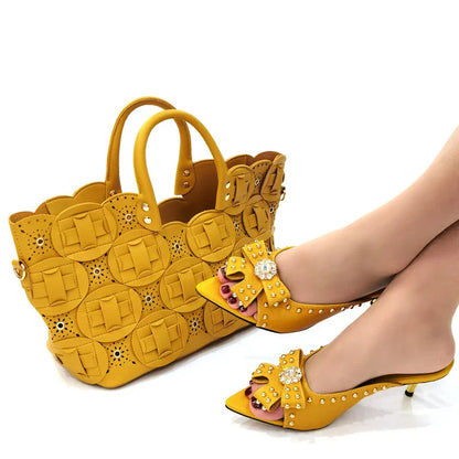 New Arrival Shoes and Bag Set HZX1-14
