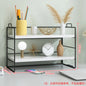 Adjustable Cosmetic Storage Shelf Desktop Organizer Kitchen Storage Rack Office Multi-Layer Dormitory Table Shelf Small Bookshel