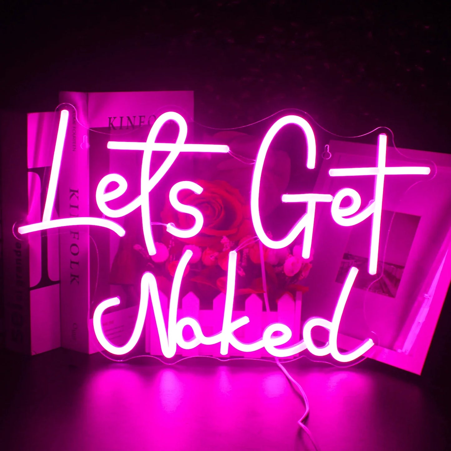 Wedding Neon Light Letters LED Sign Bar room decoration Party Bedroom Playroom Cave Children's Room Shop Home Wall Decoration