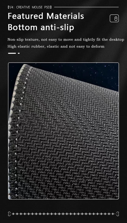 Mouse pad gaming mouse pad desk gray marble texture gaming mousepad tech  computer gaming  90x40 cm large size