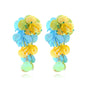 Colorful Shiny Large Shell Earrings