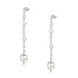 Luxury Pearl Drop Earrings for Women – 5A Zircon Bridal Dangle | Femstylo