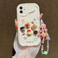 Korean Cute 3D Bear Coffee Phone Case