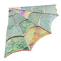 Spider Web Window Corner Decoration Home Living Room Indoor Stained Glass Acrylic Web Window Hanging Ornament Christmas Gift