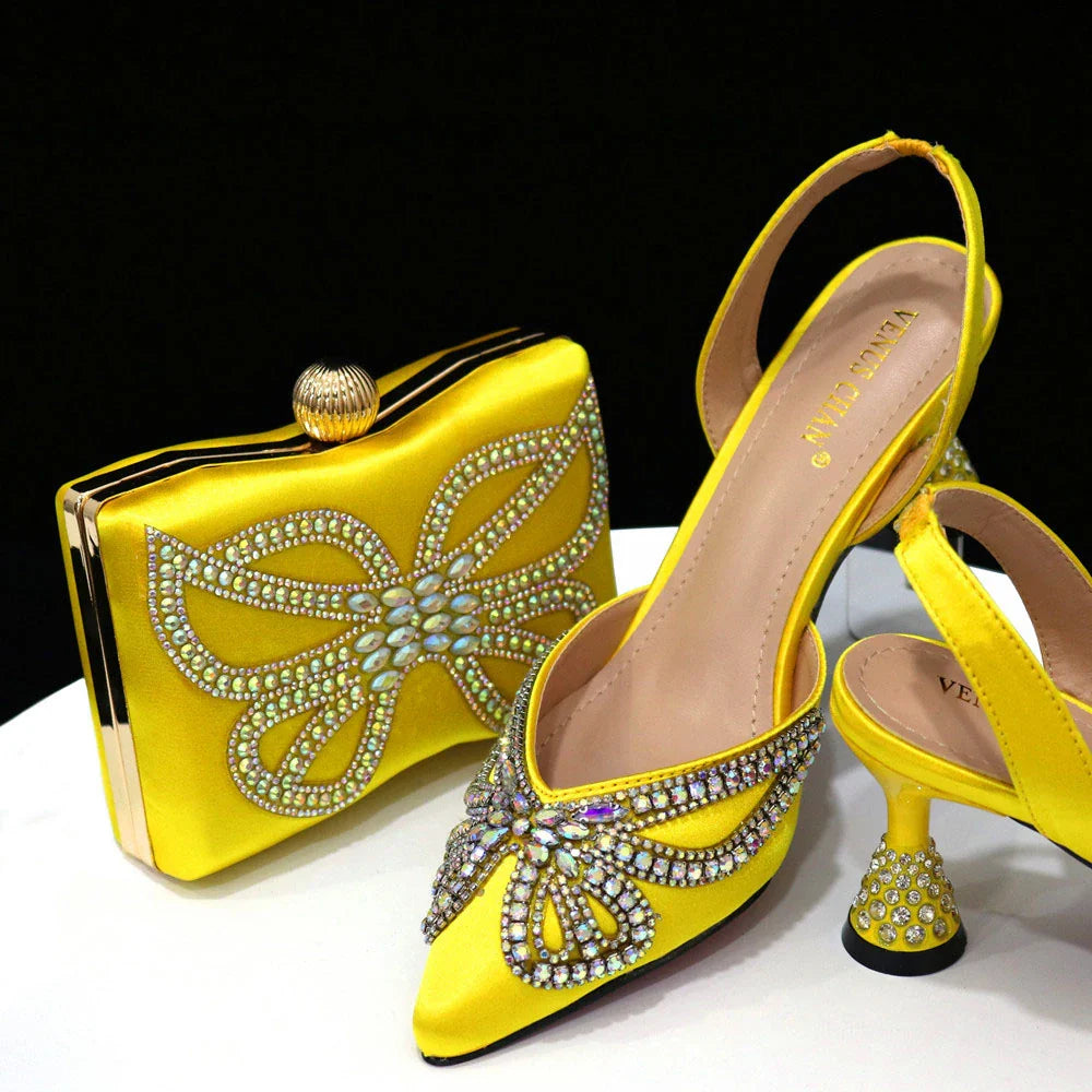 Italian Shoe and Bag Set HJK1-51