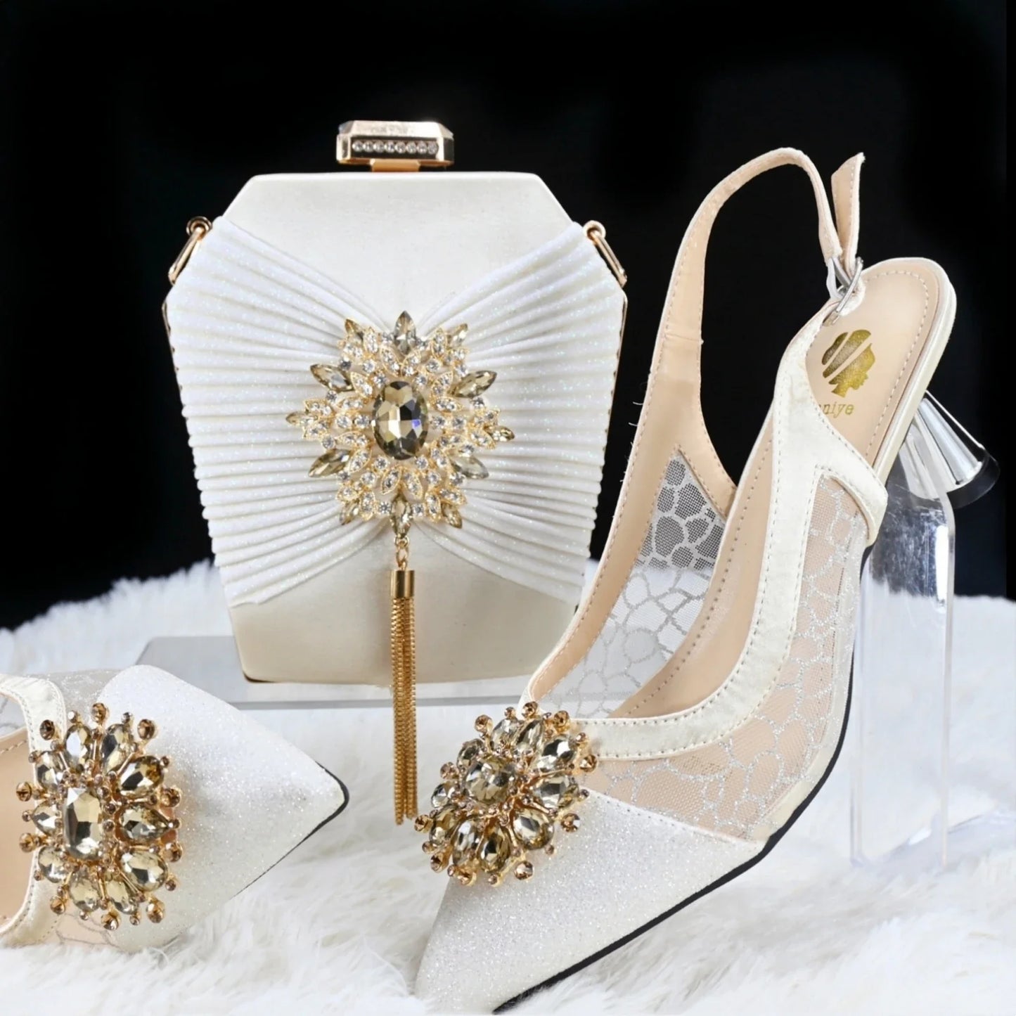 Italian High Quality Italy Shoe And Bag Set HGH1-11
