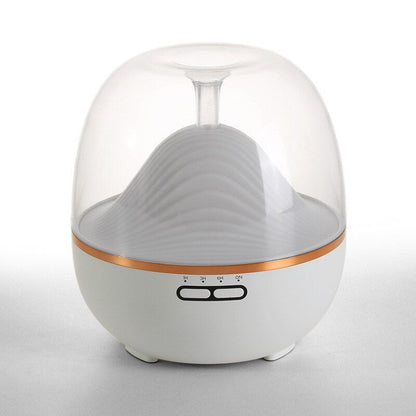 Wood Grain 600 ml Essential Oil Aroma Diffuser with 7 Color LED Lights
