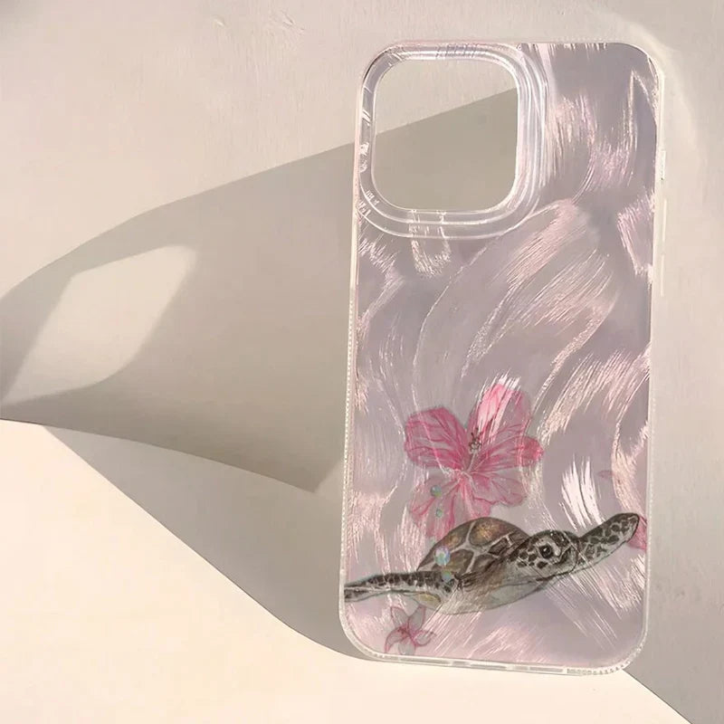 Cute Pink Flowers Design Phone Case