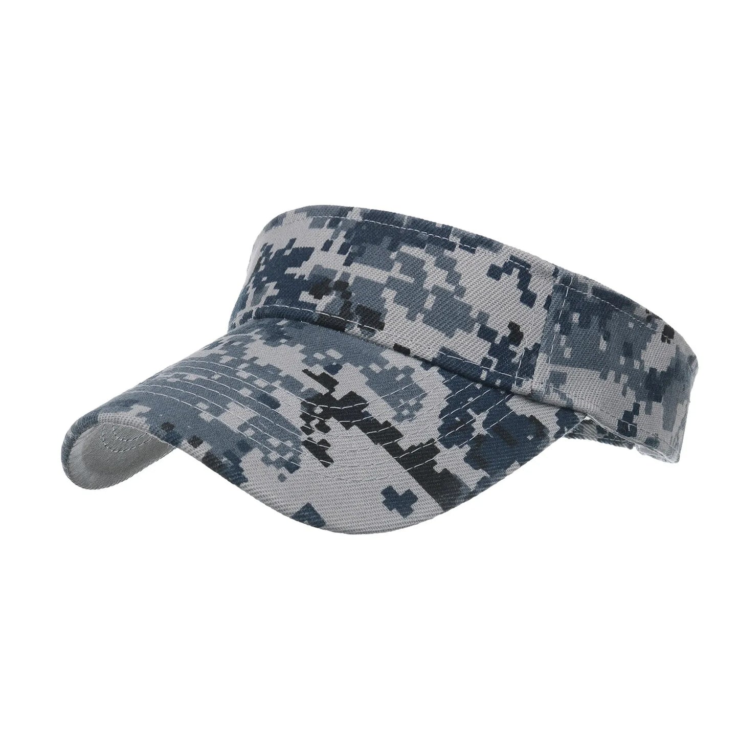 Camouflage Breathable Sun Hats Women Adjustable Visor UV Protection Tennis Running Sunscreen Hat