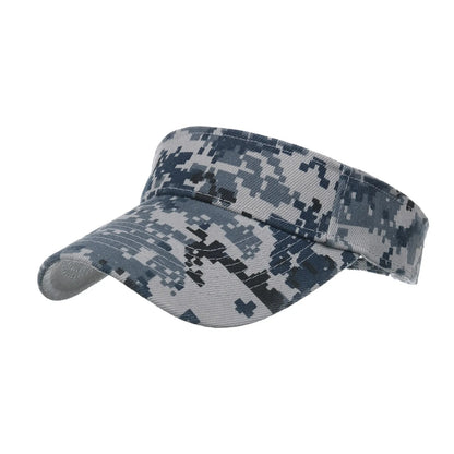 Camouflage Breathable Sun Hats Women Adjustable Visor UV Protection Tennis Running Sunscreen Hat