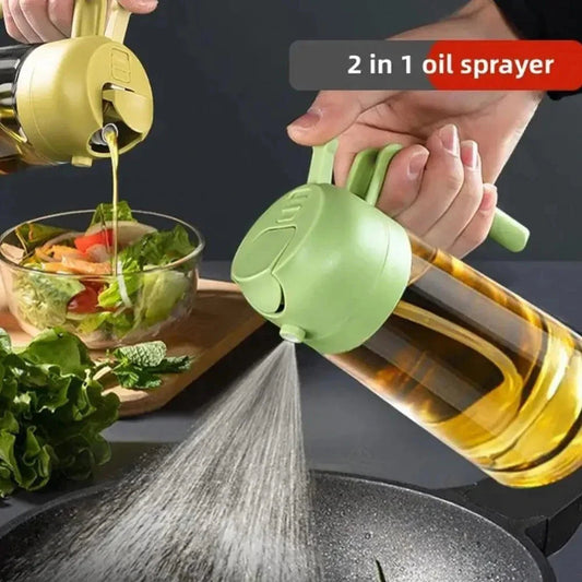 Dual Function Oil Spray and Pour Bottle | Kitchen Accessories | Kitchen + Metal