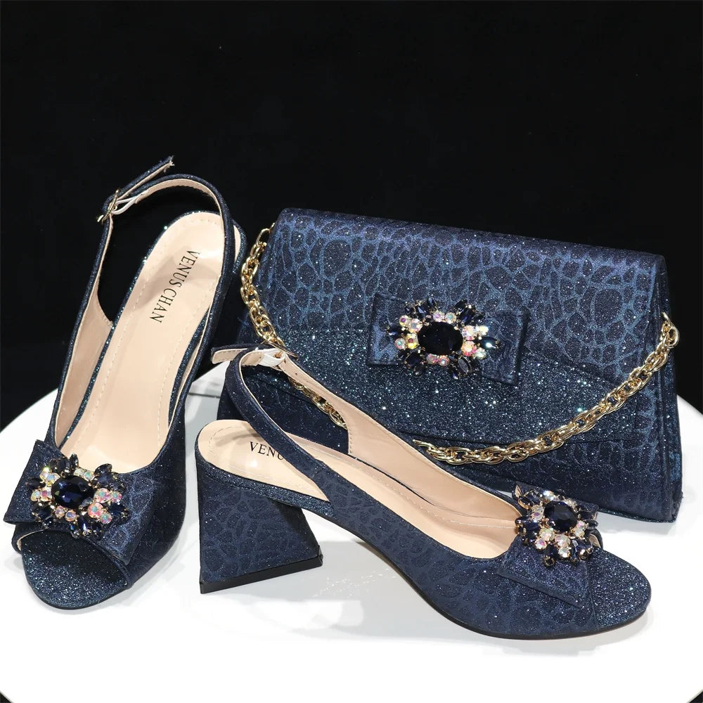 New Women Shoes and Bags To Match Set HRE1-3
