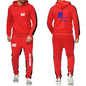 2025 Spring Autumn FABIO QUARTARARO WITH SIGNATURE Printed Sports High Quality Sets Men's Pocket Hooded Hoodies+Sweatpants Suits