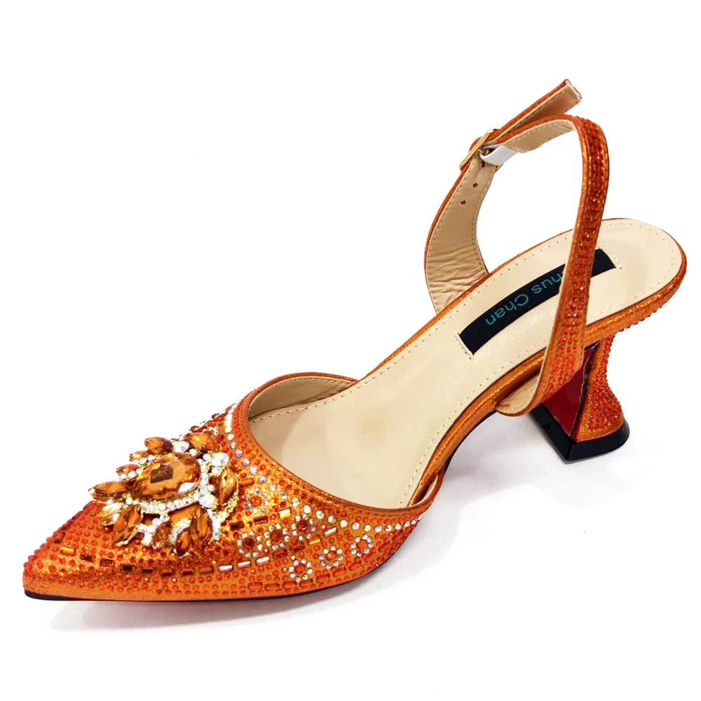 New Italian Shoes and Bags Matching Set Design Wedding 01